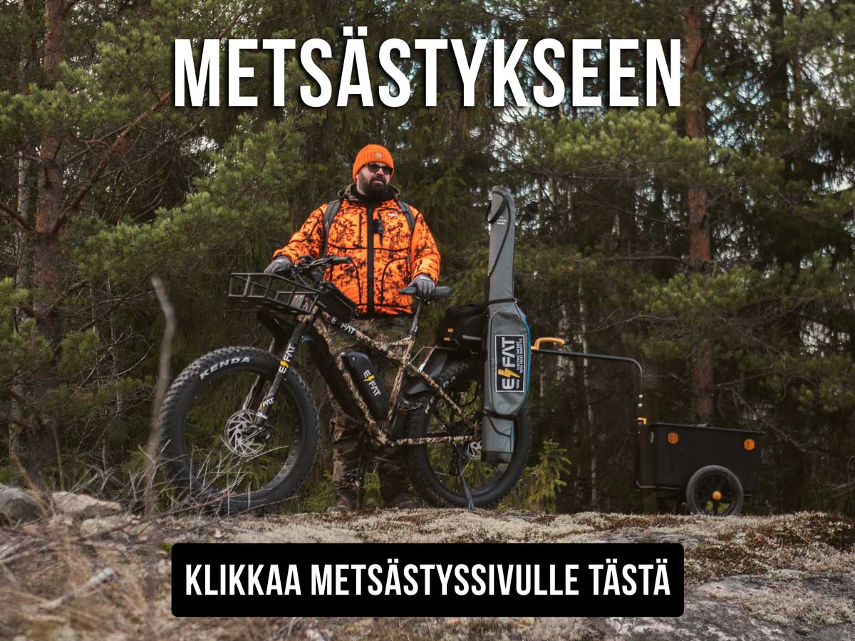 sähköpyörä metsästykseen