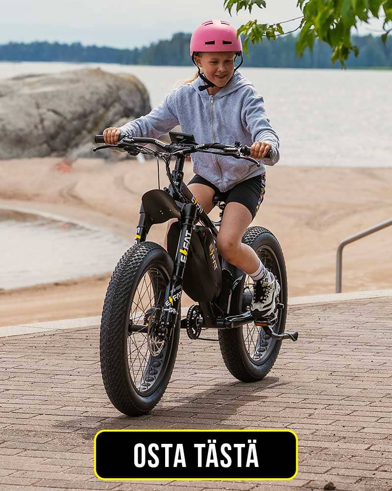 e/fat 1000w mini sähköpyörä lapsille ja lyhyemmille kuskeille